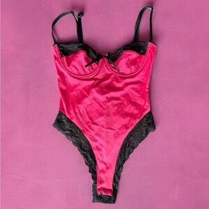 Fashion Nova Late Night Teddy Hot Pink Size Medium 34B